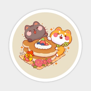 Cute Fruity Pancake Magnet